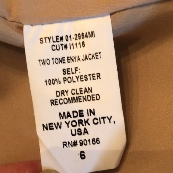 i Alex Enya Open two-tone long sleeved jacket, raised back collar + pockets - Picture 8 of 9